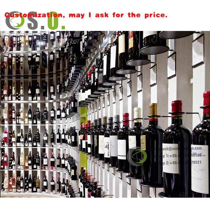 Wine Beer Liquor Store - ชั้นวางสินค้าซุปเปอร์มาร์เก็ตสำหรับร้านขายเครื่องดื่มแอลกอฮอล์ระดับไฮเอนด์ ชั้นวางกอนโดลาสำหรับร้านขายเบียร์ ร้านขายไวน์ เฟอร์นิเจอร์ร้านค้าปลีก ตู้โชว์ไวน์