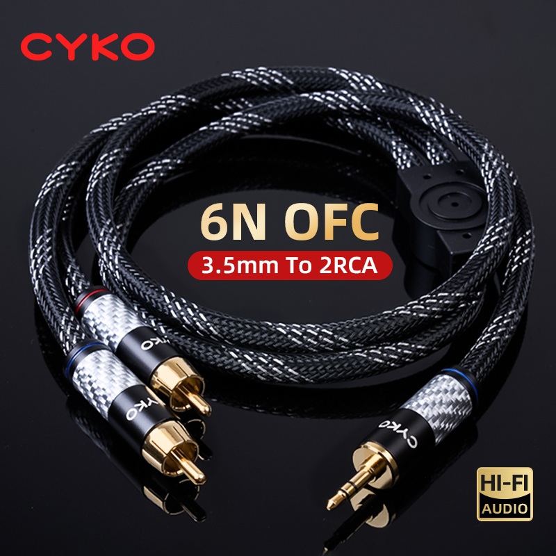 Wine Xo - CYKO Hifi 6N OFC สายสัญญาณเสียง 3.5