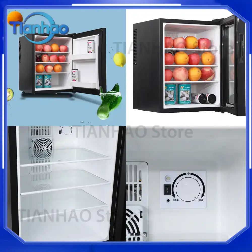 Wine Beer Fridge Small - ตู้เย็นขนาดเล็ก 40 ลิตร ประตูกระจก สำหรับเบียร์ โซดา