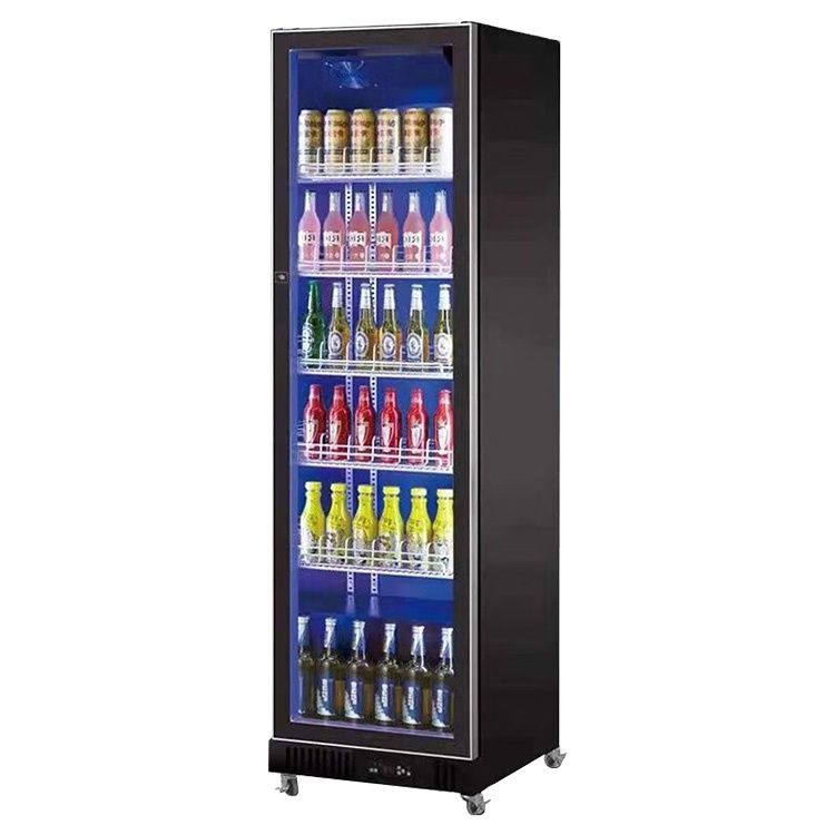 Wine Beer Dual Zone - ตู้แช่เครื่องดื่มและตู้เย็นแบบมีประตูกระจกสำหรับโซดา เบียร์ หรือไวน์ ขนาดเล็กสำหรับบ้าน สำนักงาน บาร์