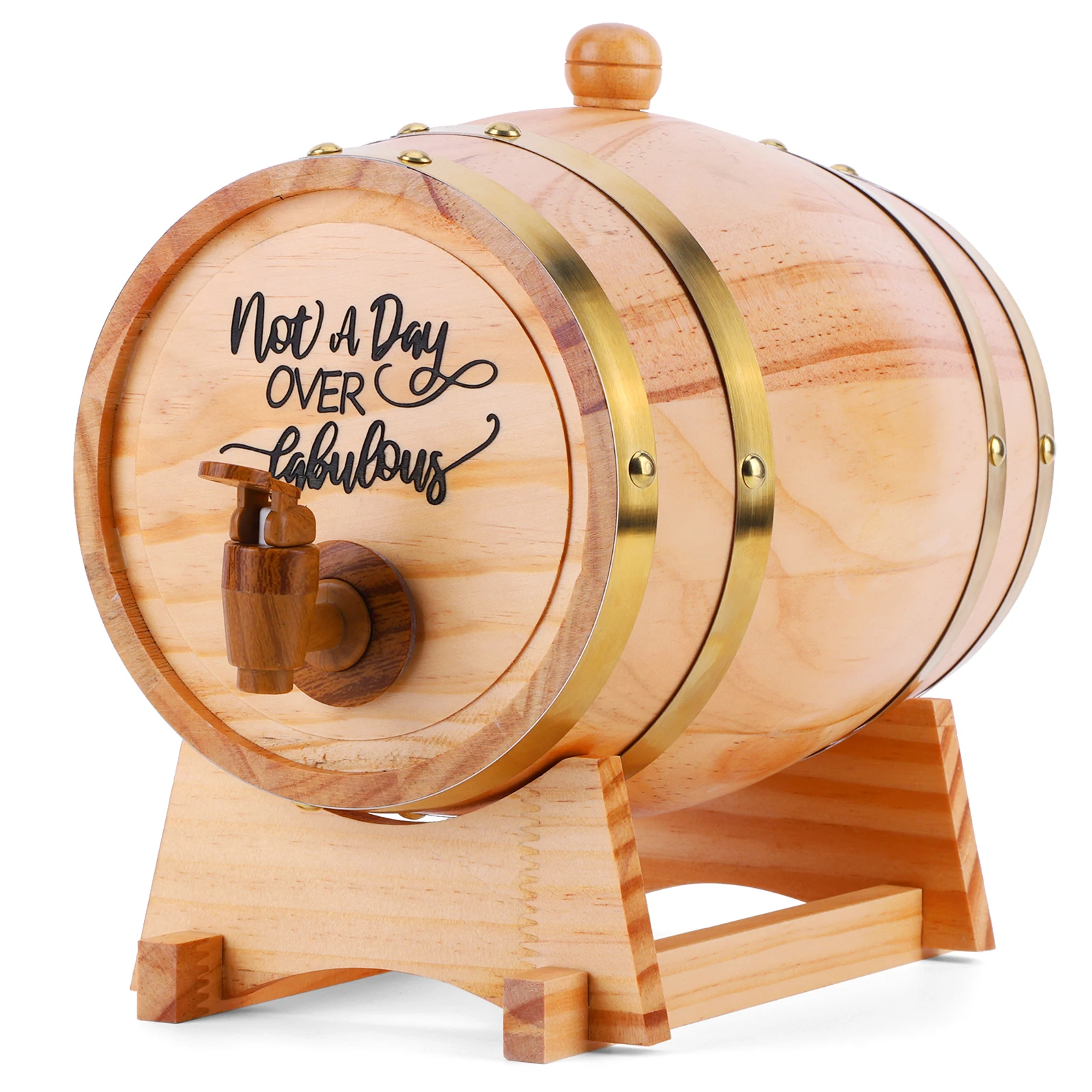ถังไม้สำหรับวิสกี้ขนาด 3 ลิตร  - Wine Beer The Whiskey บทวิจารณ์และราคา