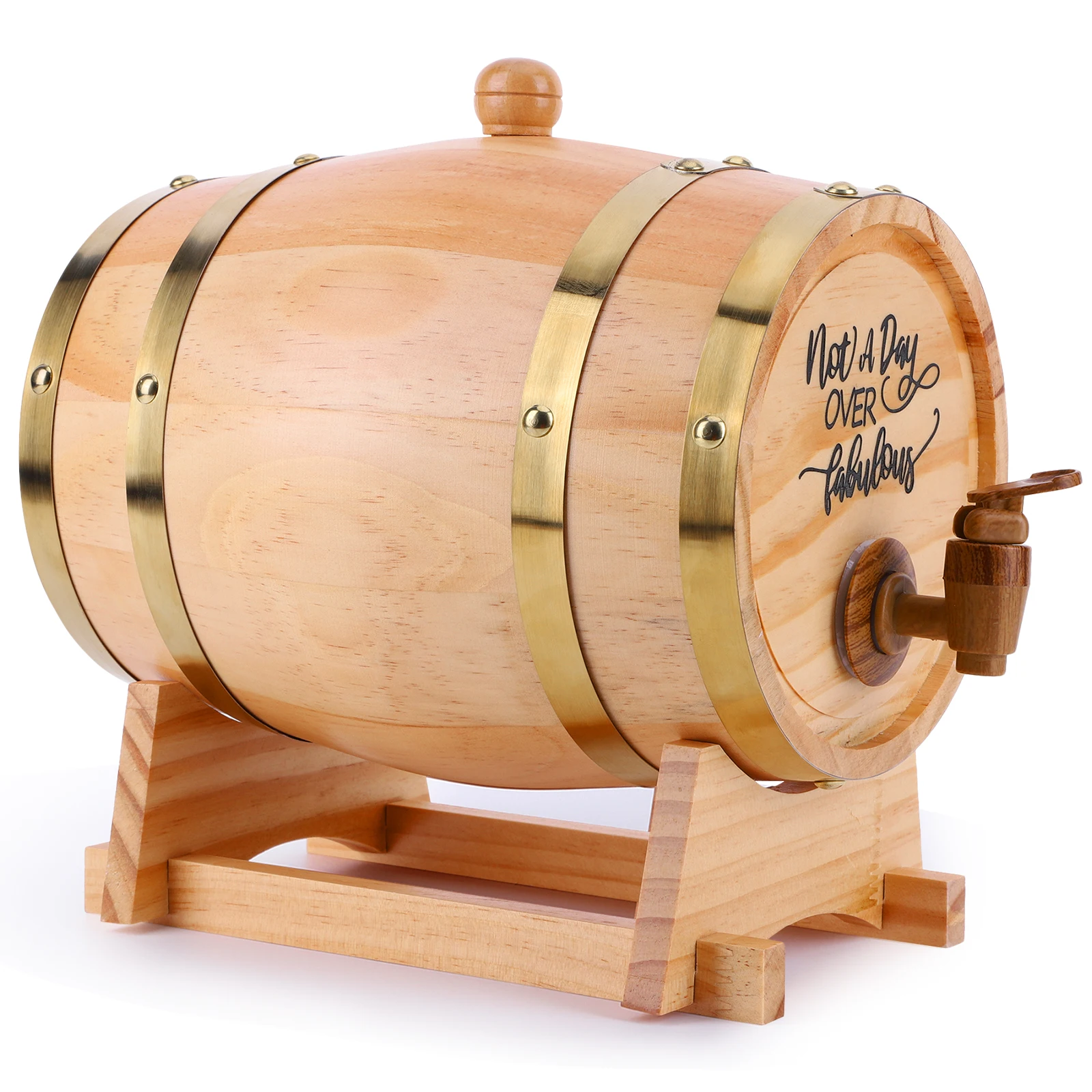 ถังไม้สำหรับวิสกี้ขนาด 3 ลิตร  - Wine Beer The Whiskey บทวิจารณ์และราคา