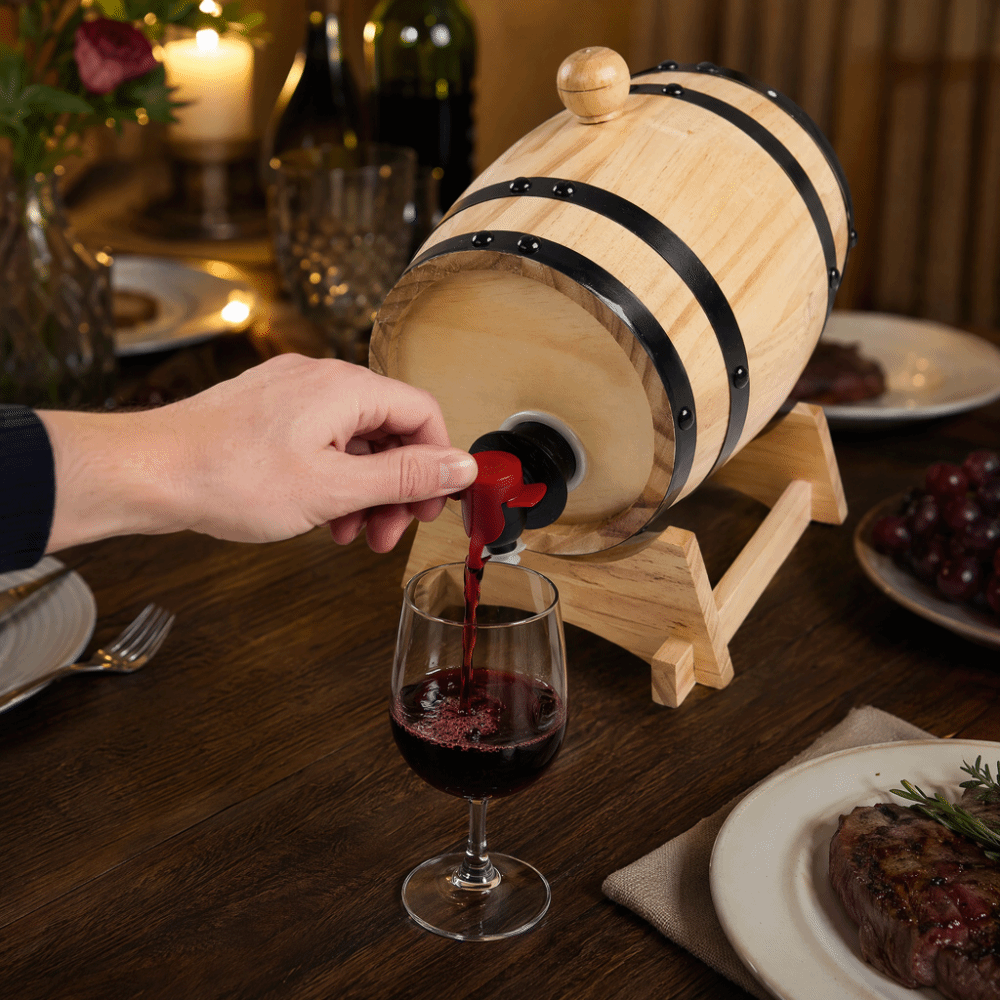 ถังไม้สนวินเทจ 7 ชิ้น พร้อมขาต - Wine Beer The Whiskey บทวิจารณ์และราคา