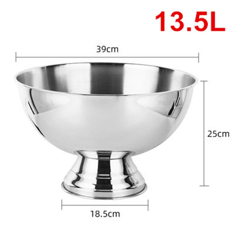ถังแช่แชมเปญขนาดใหญ่ ถังเบียร์ - Ice Bucket Silver บทวิจารณ์และราคา