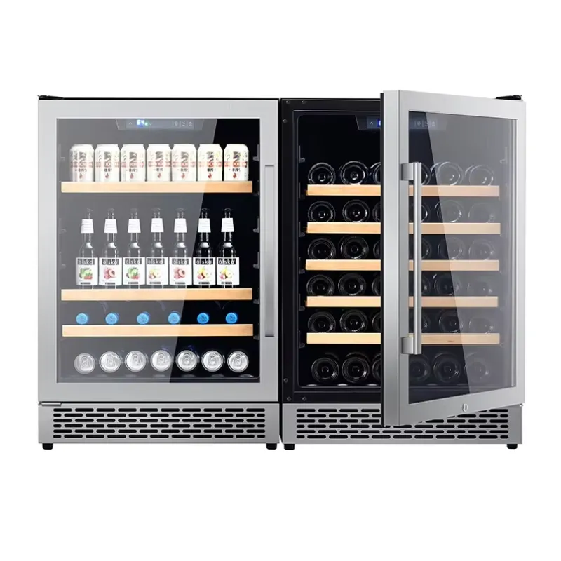 ตู้แช่ไวน์ 48 ขวด แบบสองประตูก - Wine Beer Dual Zone บทวิจารณ์และราคา