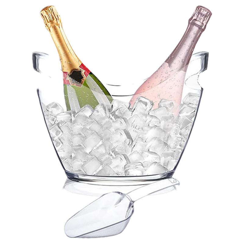 ถังน้ําแข็งใสเครื่องดื่มอ่าง 2 - Ice Bucket Silver บทวิจารณ์และราคา