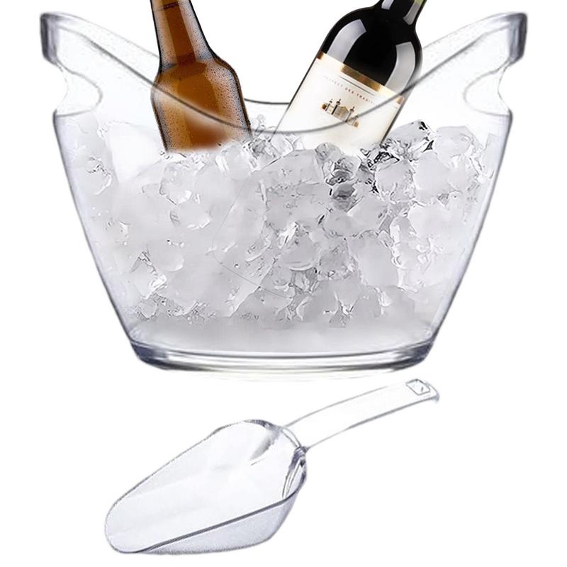 ถังน้ําแข็งใสเครื่องดื่มอ่าง 2 - Ice Bucket Silver บทวิจารณ์และราคา