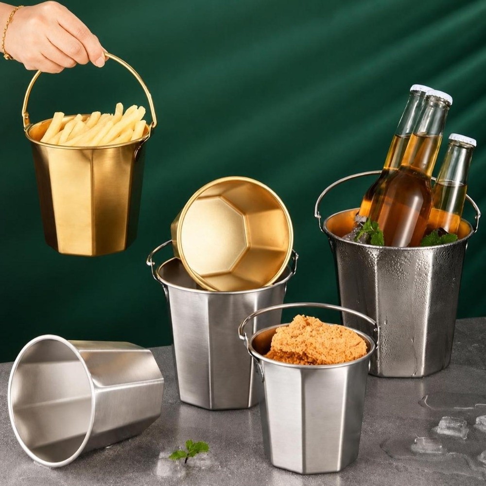 ถังน้ำแข็งขนาดเล็กความจุ 0.7 ล - Ice Bucket Silver บทวิจารณ์และราคา