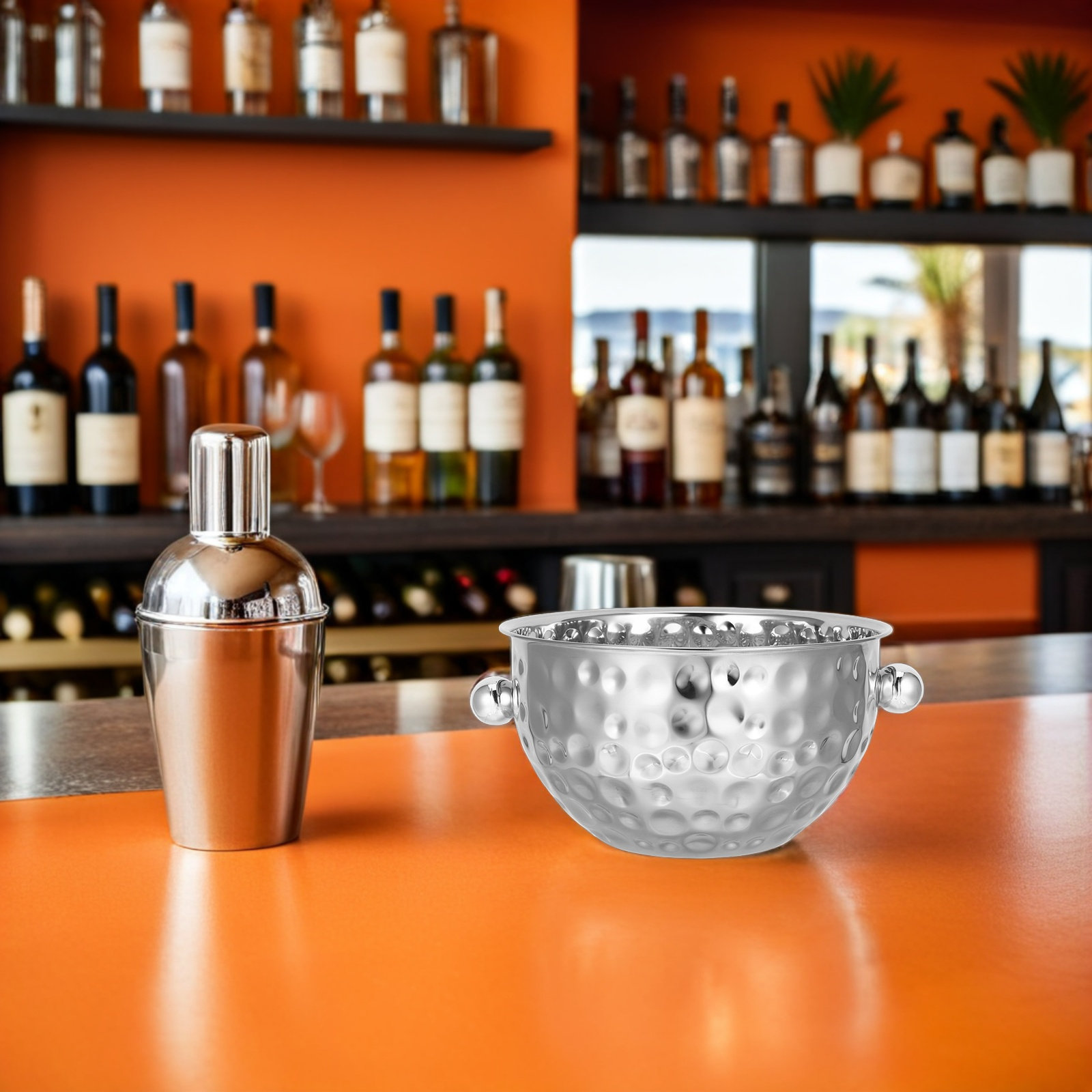 ถังน้ำแข็งสแตนเลสสำหรับบาร์เทน - Ice Bucket Silver บทวิจารณ์และราคา