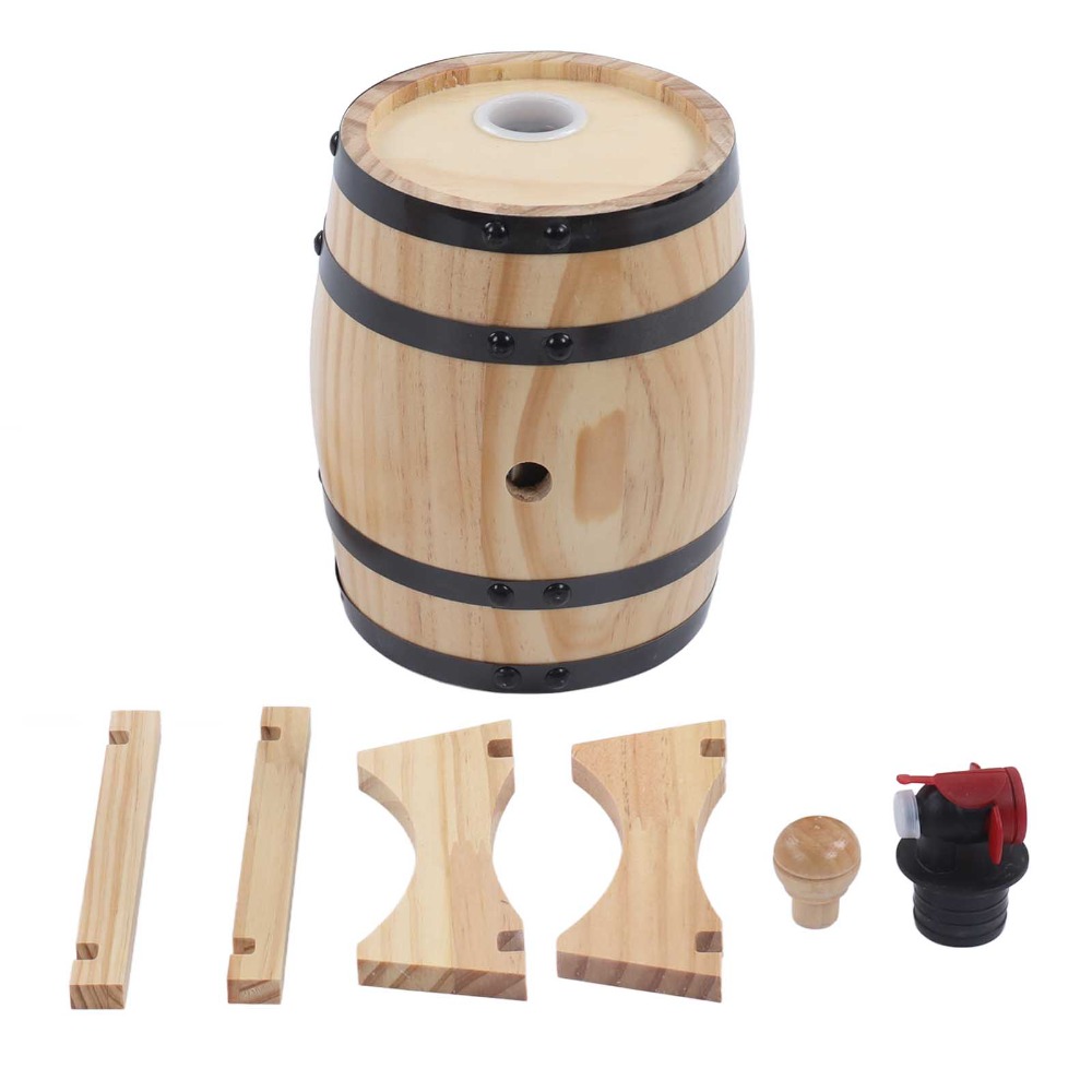 ถังไม้สนวินเทจ 7 ชิ้น พร้อมขาต - Wine Beer The Whiskey บทวิจารณ์และราคา