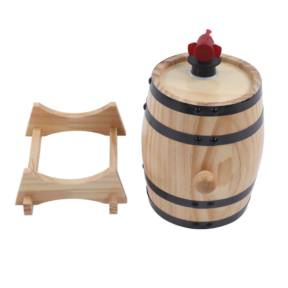 ถังไม้สนวินเทจ 7 ชิ้น พร้อมขาต - Wine Beer The Whiskey บทวิจารณ์และราคา