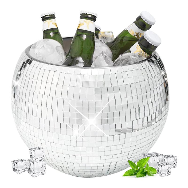 ABVS ชุดถังน้ำแข็งทรงดิสโก้บอล - Ice Bucket Silver บทวิจารณ์และราคา