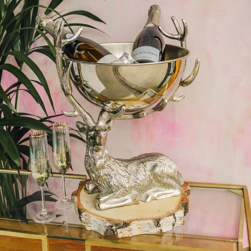 ถังแช่ไวน์โลหะสีเงิน ดีไซน์โดด - Ice Bucket Silver บทวิจารณ์และราคา