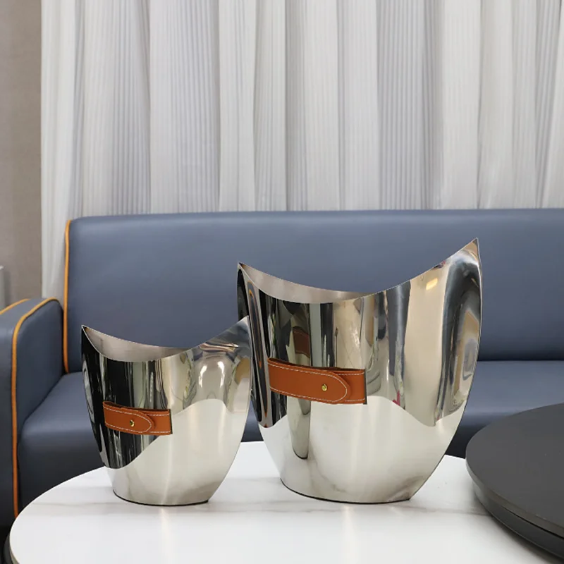 แจกันสแตนเลสโค้ง, ของตกแต่งบ้า - Ice Bucket Silver บทวิจารณ์และราคา