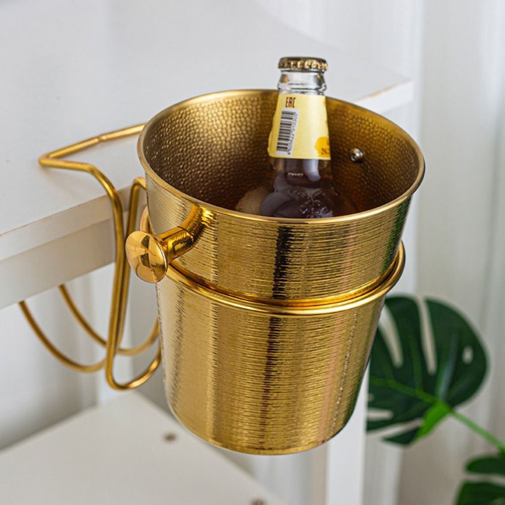 ขาตั้งถังน้ำแข็งสแตนเลสแบบพกพา - Ice Bucket Silver บทวิจารณ์และราคา
