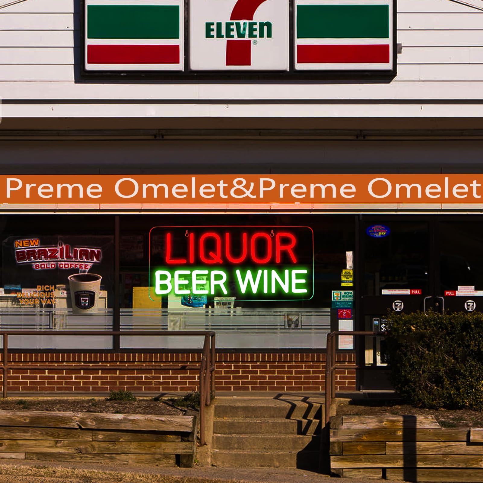 ป้ายนีออนเหล้า เบียร์ ไวน์ สำห - Wine Beer Liquor Store บทวิจารณ์และราคา