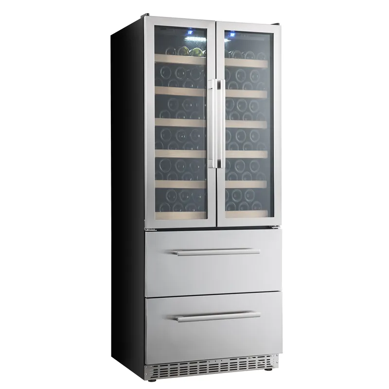 ตู้แช่ไวน์แบบฝังในบ้าน NE-362  - Wine Beer Dual Zone บทวิจารณ์และราคา