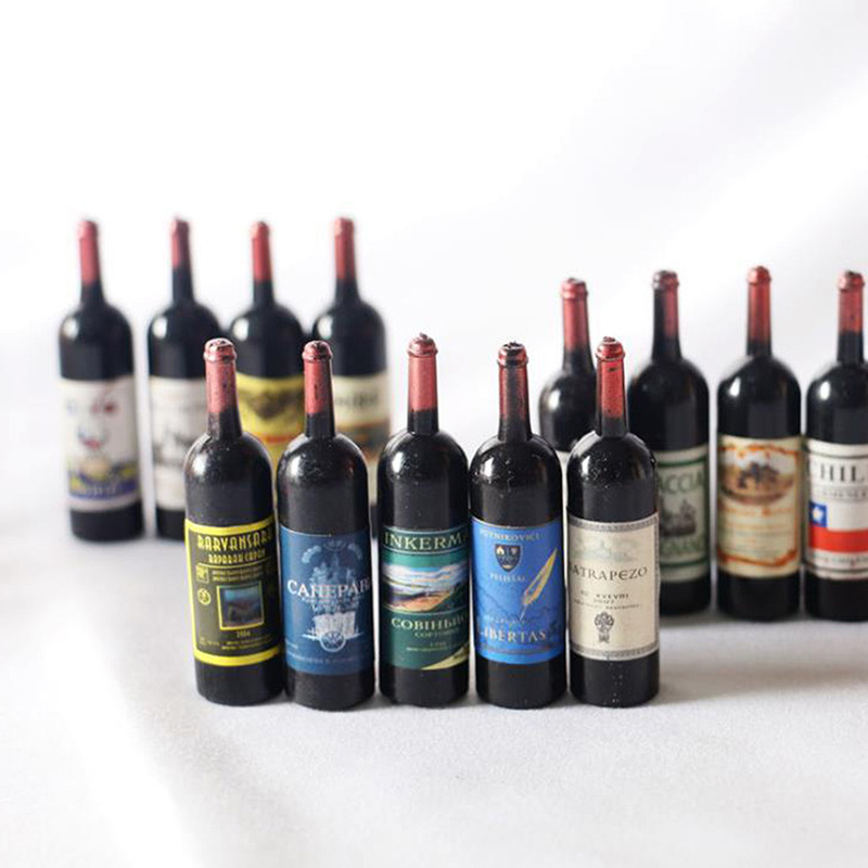 1ชุด1/12 Miniature ขวดไวน์ตุ๊ก - Taste Wine Beer Kitchen บทวิจารณ์และราคา